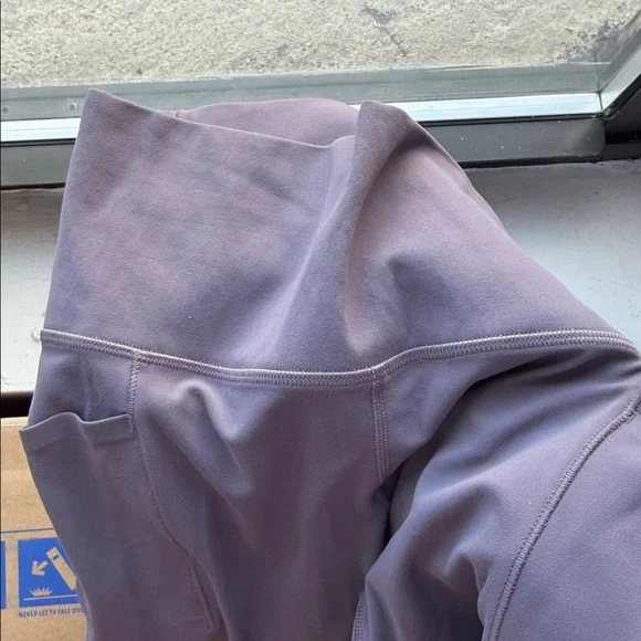 Athleta grey purple yoga pants - Picture 10 of 11